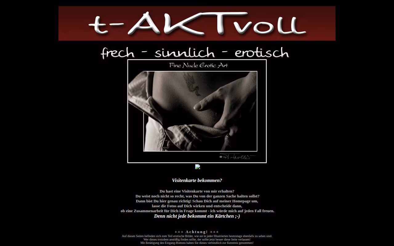 t-AKTvoll Erotic Fine Art Photography