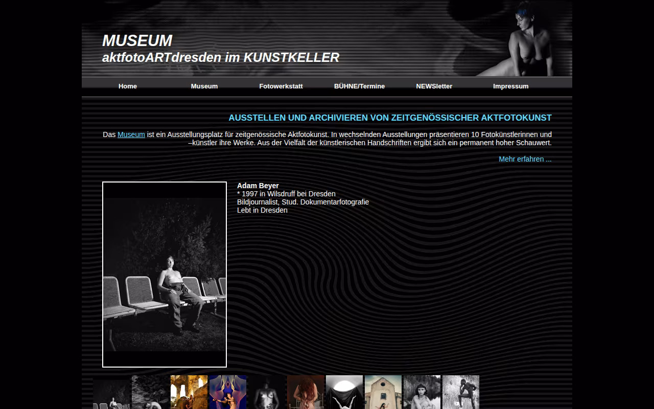 Museum aktfotoARTdresden im Kunstkeller