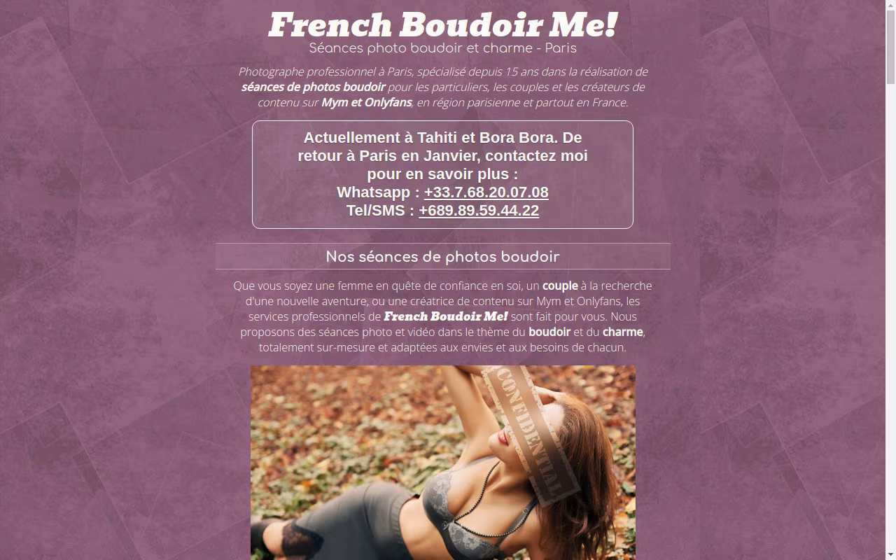 French Boudoir Me!