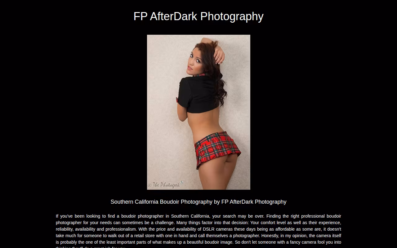 FP AfterDark Adult Photography and Web Services