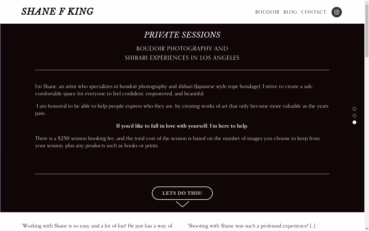 Shane F King Boudoir