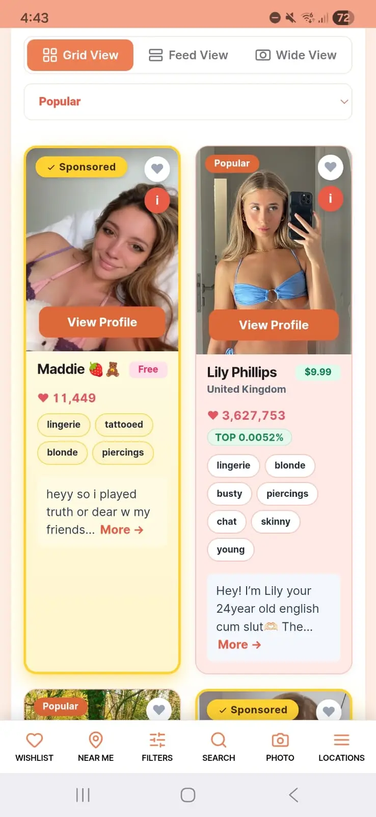 Grid View