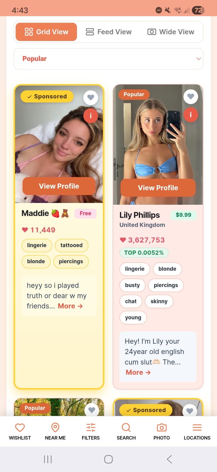 Grid View